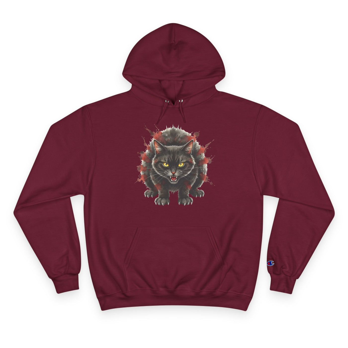 Mad Cat style 3 Men and Women Champion Hoodie