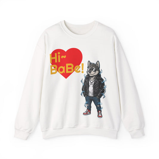 Cool Dog Unisex Heavy Blend Crewneck Sweatshirt style 3