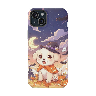 Halloween cute puppy anime style 2 Magnetic Impact-Resistant Phone Case, Cute Dog Design, Pet Owner Gift, Animal Lover Accessory, Birthday Gift for Dog Lovers