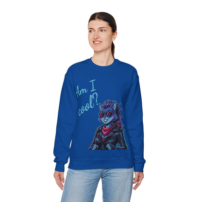 Cool Cat Unisex Heavy Blend Crewneck Sweatshirt style 2
