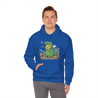 Cat cosplay Godzilla style 1 Unisex Hoodie - Fun & Playful Design