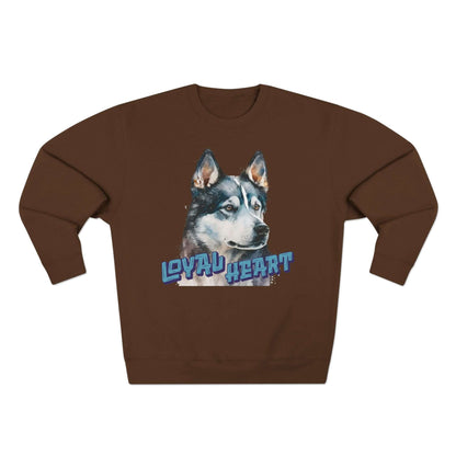 Loyal Heart Dog Lover Unisex Crewneck Sweatshirt style 3