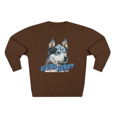 "Loyal Heart" Dog Lover style 3 Unisex Crewneck Sweatshirt