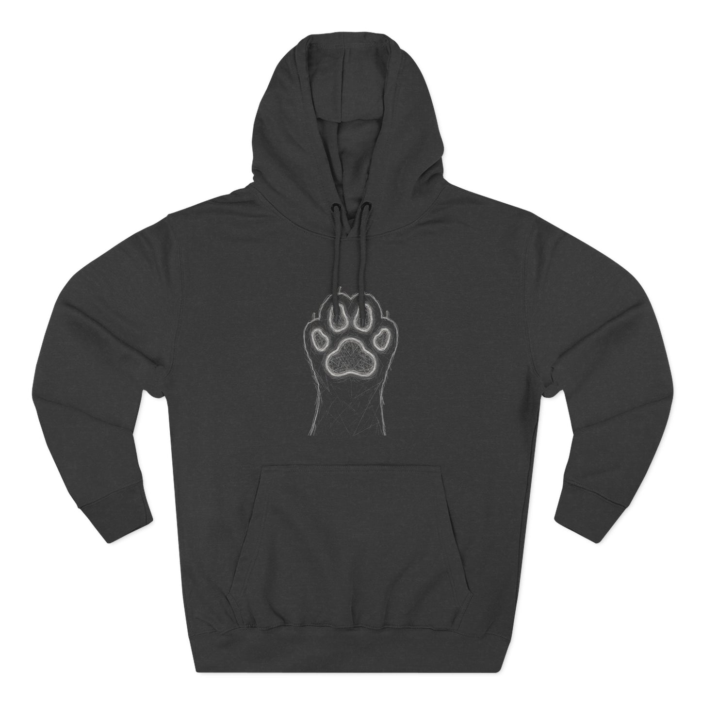 Cat Paw-Inspired Cozy Comfort Unisex Fleece Hoodie