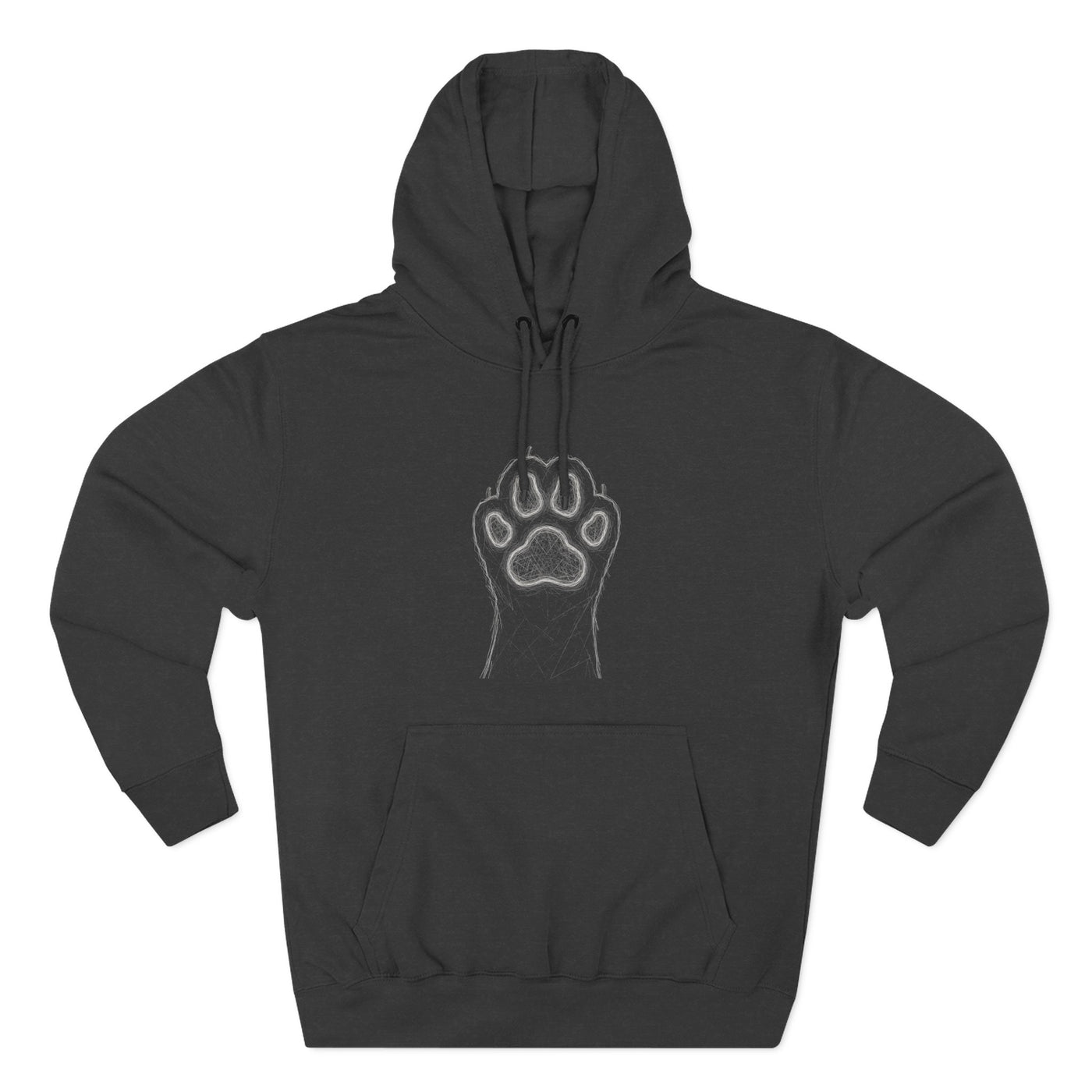 Cat Paw-Inspired Fleece Hoodie for Cozy Comfort