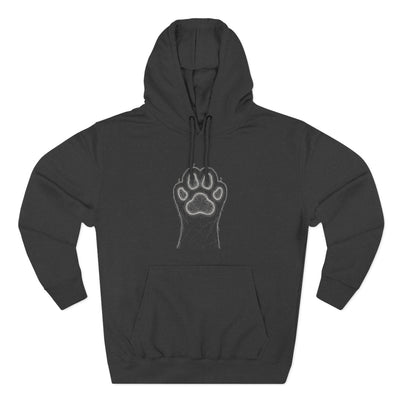Cat Paw-Inspired Fleece Hoodie for Cozy Comfort