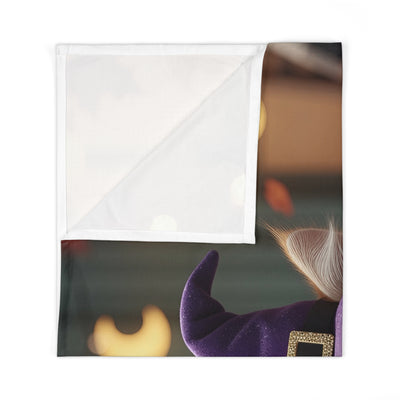 Halloween Cat Baby Swaddle Blanket, Infant Blanket, Newborn Gift, Cozy Blanket, Fall Decor, Cute Baby Accessories