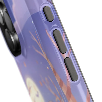 Halloween cute kitten anime style 1 Magnetic Phone Case, Cat Lover Gift, Impact-Resistant iPhone Case, Funny Pet Accessory, Unique Animal Design