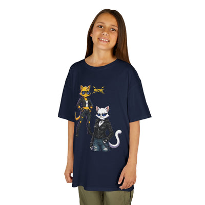 Cool Cat Girls Unisex Kids Heavy Cotton™ Tee