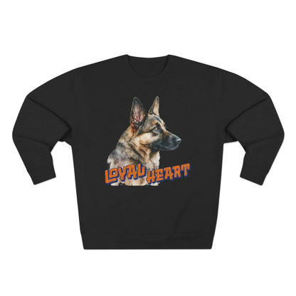 Loyal Heart Dog Lover Unisex Crewneck Sweatshirt style 2