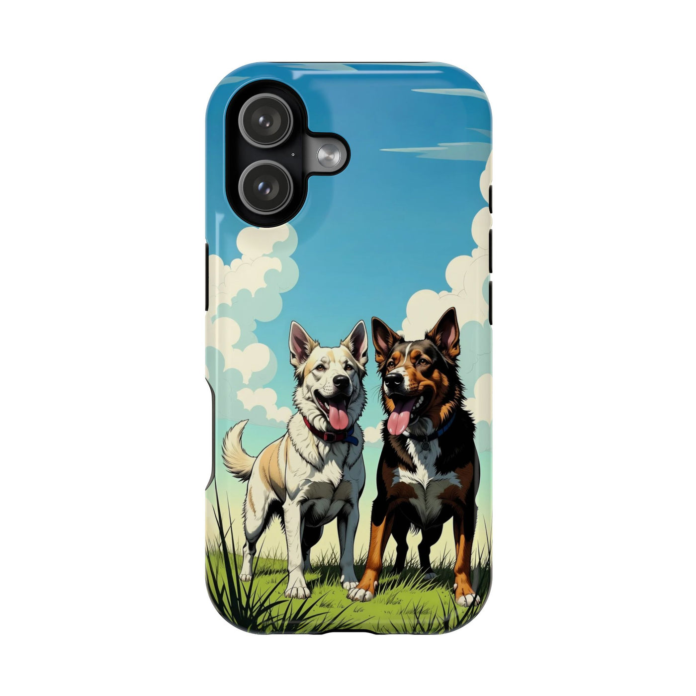 Dog Lovers' Magnetic Impact-Resistant Phone Case comic style 1, Cute Dog Design, Pet Owner Gift, Animal Lover Accessory, Birthday Gift for Dog Lovers