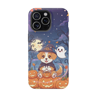 Halloween cute puppy anime style 3 Magnetic Impact-Resistant Phone Case, Cute Dog Design, Pet Owner Gift, Animal Lover Accessory, Birthday Gift for Dog Lovers