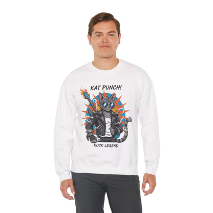Cool Cat Unisex Heavy Blend Crewneck Sweatshirt style 1