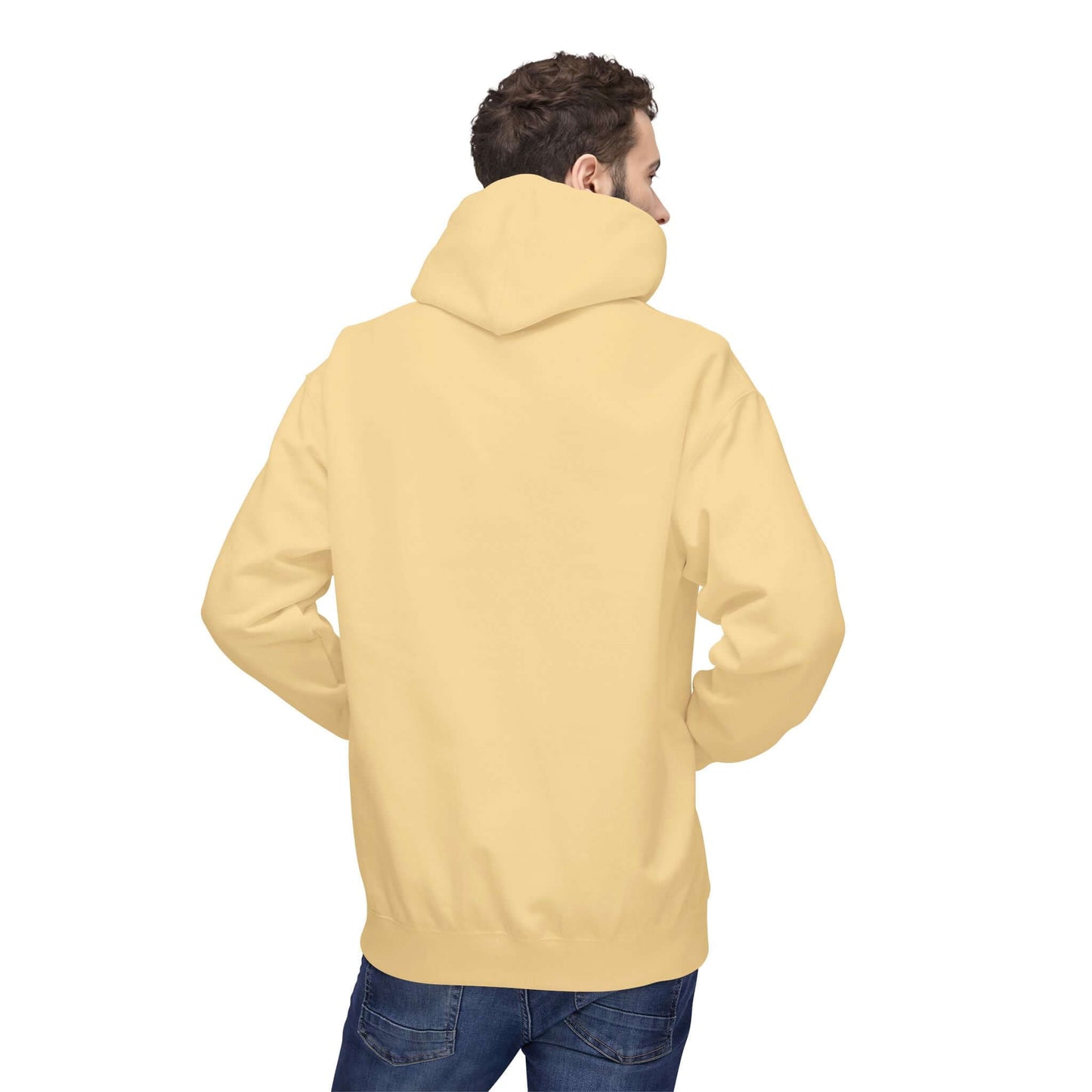 Kitten hiding in Christmas stocking Unisex Fleece Hoodie style 4