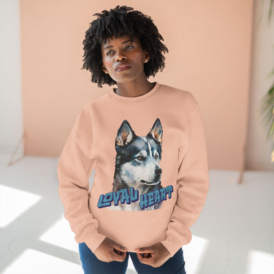 "Loyal Heart" Dog Lover style 3 Unisex Crewneck Sweatshirt