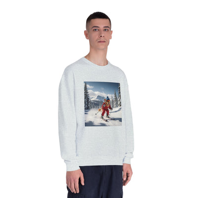 Skiing Dog Unisex NuBlend® Crewneck Sweatshirt