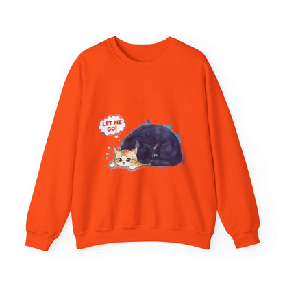 Watercolor Cat painting Unisex Crewneck Sweatshirt style 1