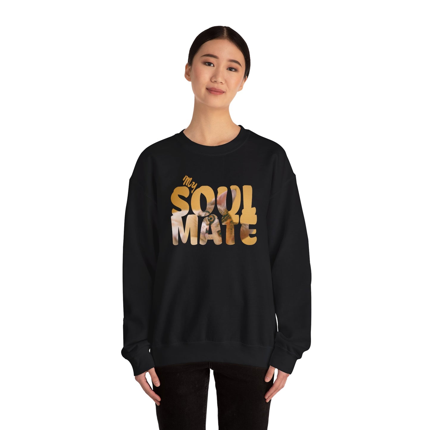 Cat My Soulmate Unisex Crewneck Sweatshirt
