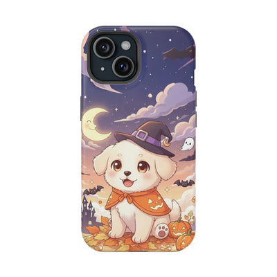 Halloween cute puppy anime style 2 Magnetic Impact-Resistant Phone Case, Cute Dog Design, Pet Owner Gift, Animal Lover Accessory, Birthday Gift for Dog Lovers