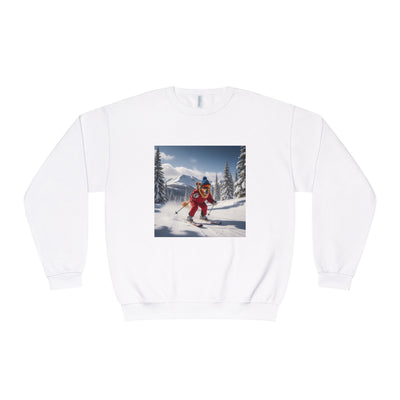 Skiing Dog Unisex NuBlend® Crewneck Sweatshirt