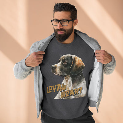 "Loyal Heart" Dog Lover style 4 Unisex Crewneck Sweatshirt