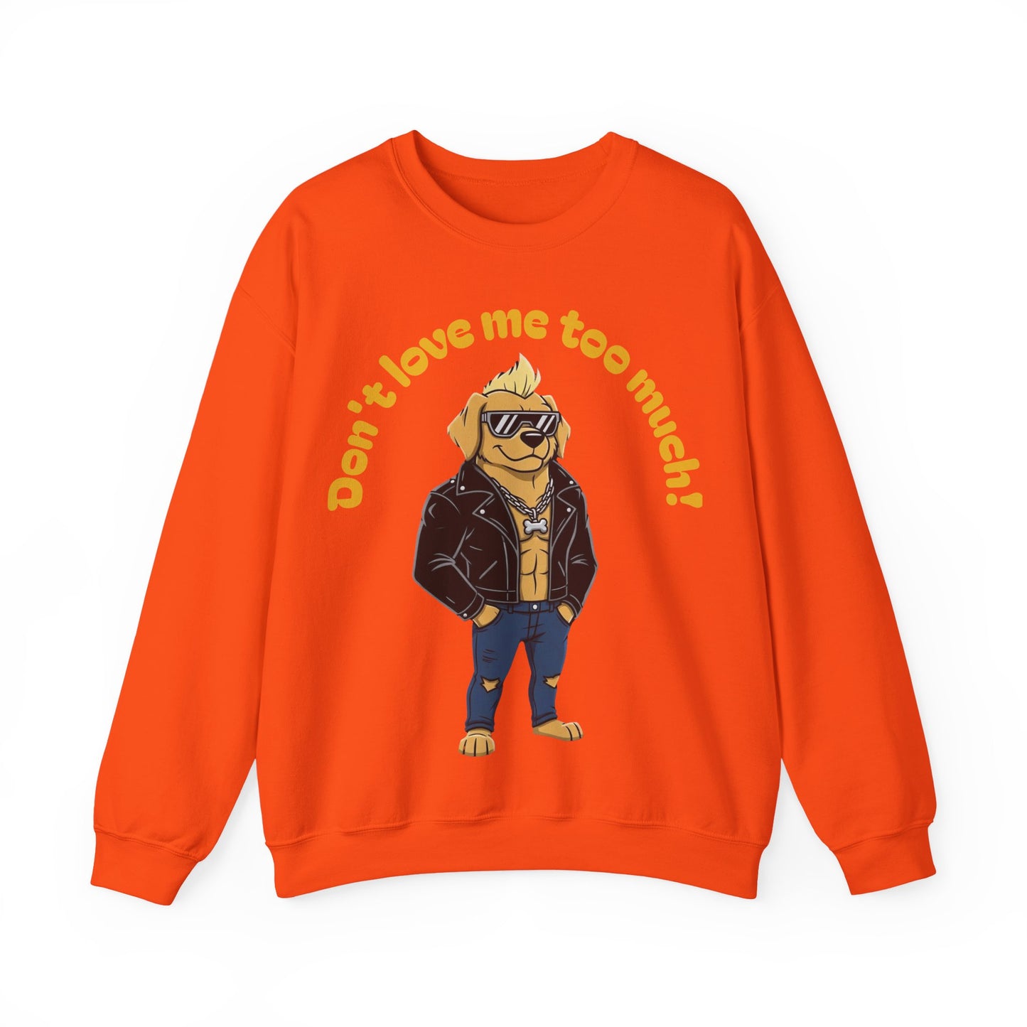 Cool Dog Unisex Heavy Blend Crewneck Sweatshirt style 2