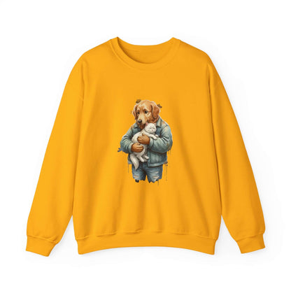 Watercolor Dog painting Unisex Crewneck Sweatshirt style 6