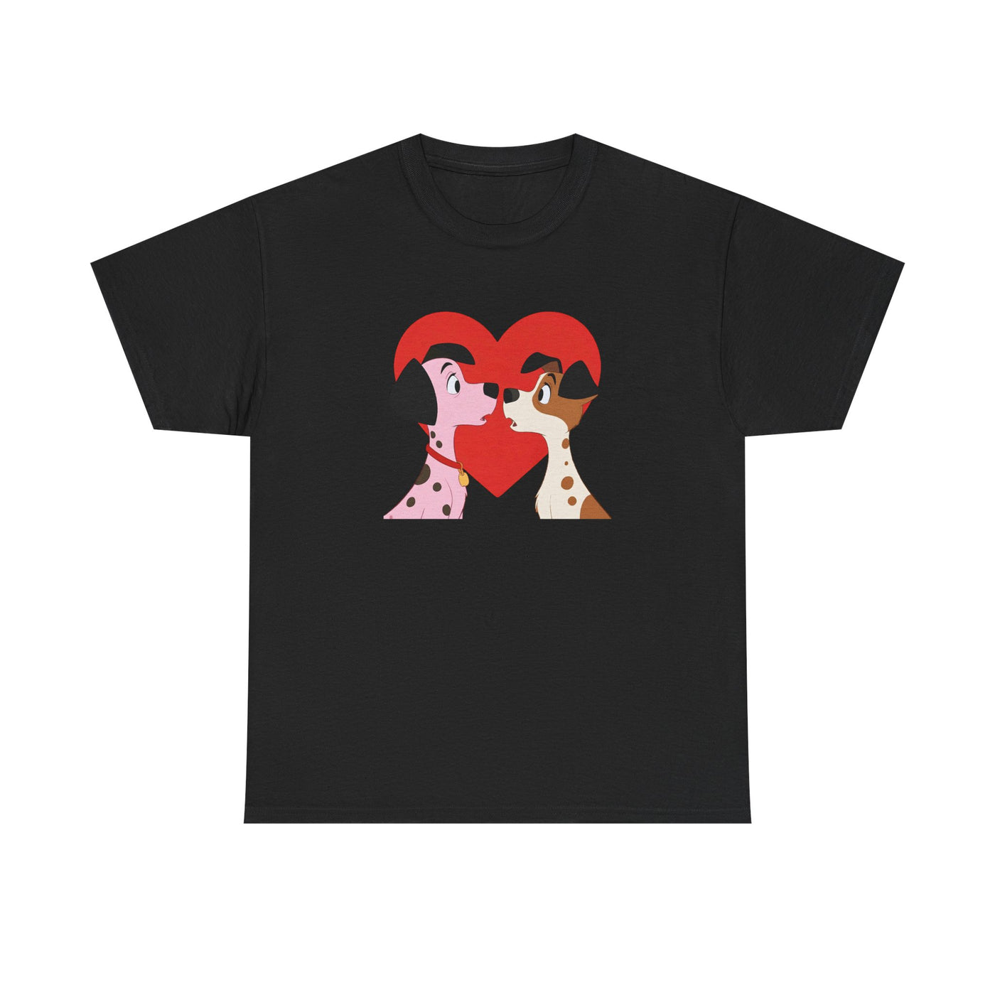 Dogs in Love Unisex Tee - Cute Dog T-Shirt for Pet Lovers, Dog Owners, Sports Enthusiasts, Gifts for Animal Lovers, Casual Everyday Wear