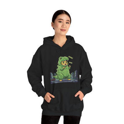 Cat cosplay Godzilla style 2 Unisex Hoodie - Fun & Playful Design