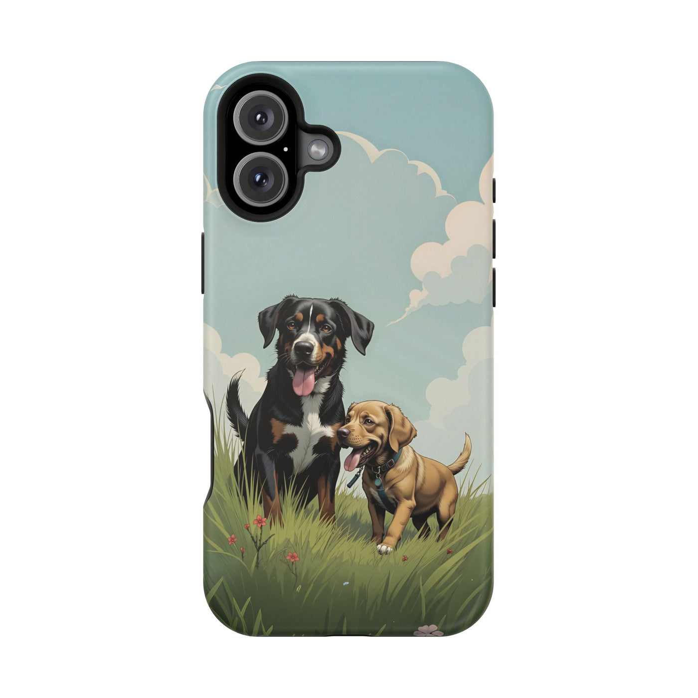 Dog Lovers' Magnetic Impact-Resistant Phone Case comic style 4, Cute Dog Design, Pet Owner Gift, Animal Lover Accessory, Birthday Gift for Dog Lovers
