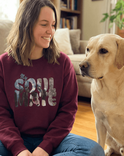 Dog My Soulmate Unisex Crewneck Sweatshirt