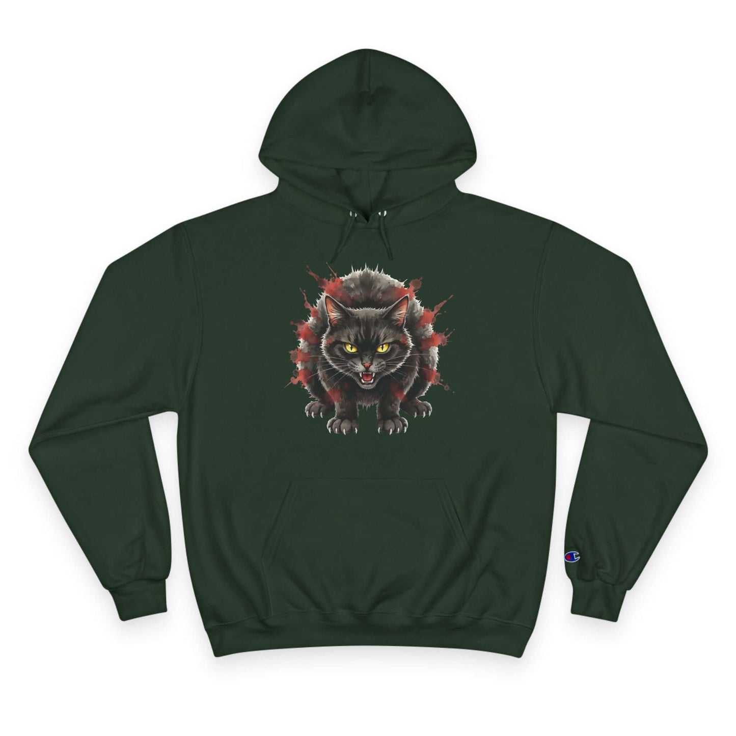 Mad Cat Men and Women Champion Hoodie style 3