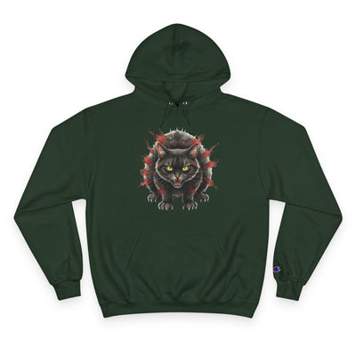 Mad Cat style 3 Men and Women Champion Hoodie