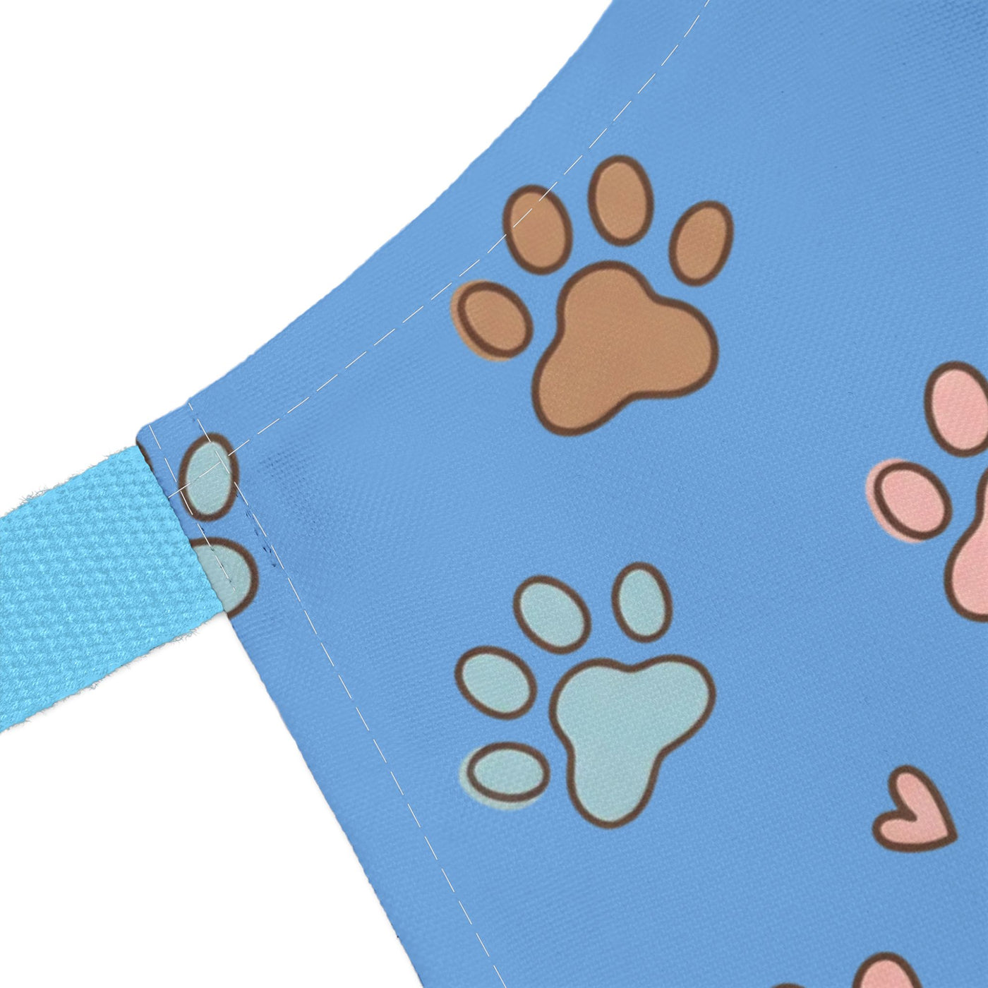 Cute Pet Lover's Apron with 5-Color Straps, Dog Paw Print Kitchen Apron, Gift for Animal Lovers, Cooking Accessory, Pet-Themed Gift