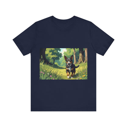 Adorable Dog comic style 1  Unisex Soft Tee| Cute Dog Lover's Shirt, Animal Graphic T-Shirt, Pet Themed Gift, Casual Wear