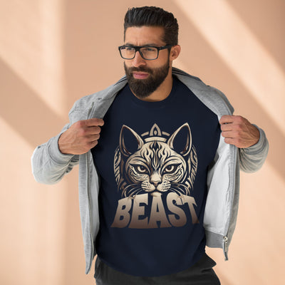"Beast" Cat Lover style 3 Unisex Crewneck Sweatshirt