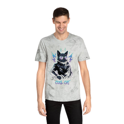 Colorful Cool Cat Unisex T-Shirt - Vibrant Graphic Tee, Gift for Cat Lovers, Casual Wear, Streetwear, Unique Style