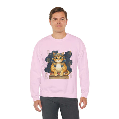 Watercolor Cat painting Unisex Crewneck Sweatshirt style 4