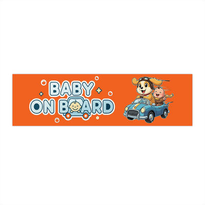 Baby on Board - Dog Driving Baby | Bumper Stickers