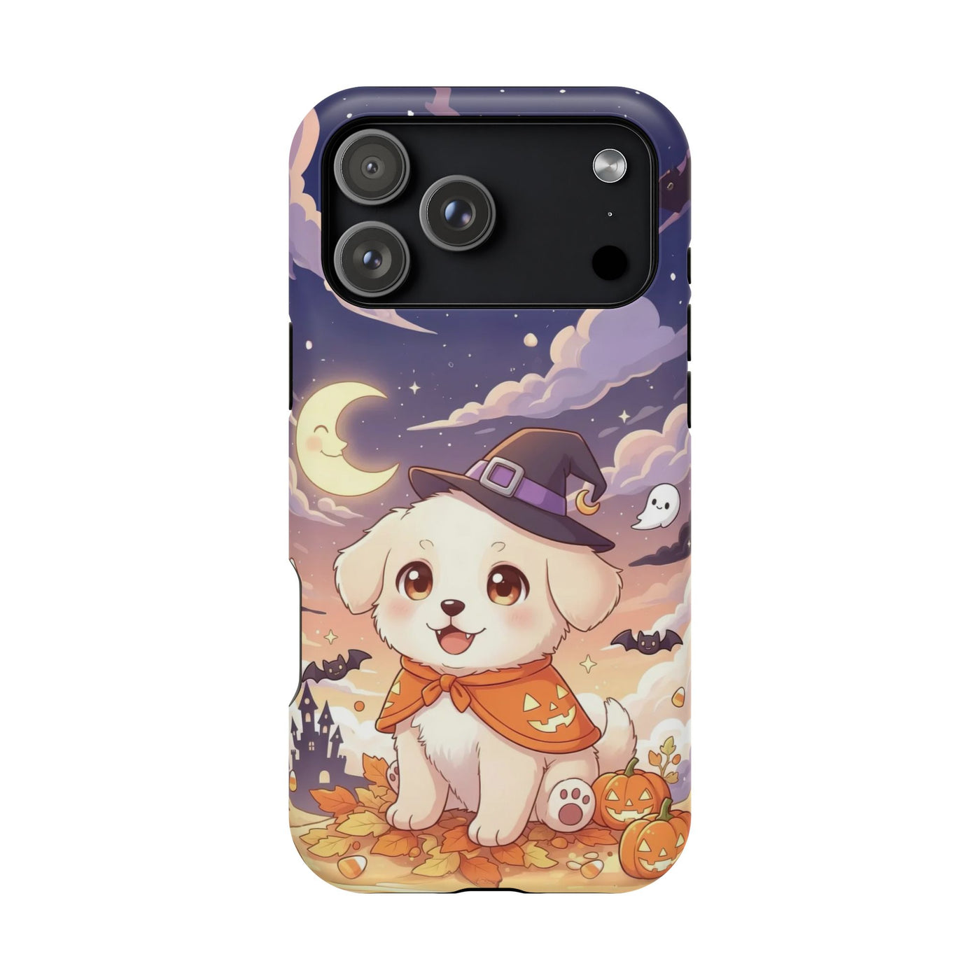 Halloween cute puppy anime style 2 Magnetic Impact-Resistant Phone Case, Cute Dog Design, Pet Owner Gift, Animal Lover Accessory, Birthday Gift for Dog Lovers