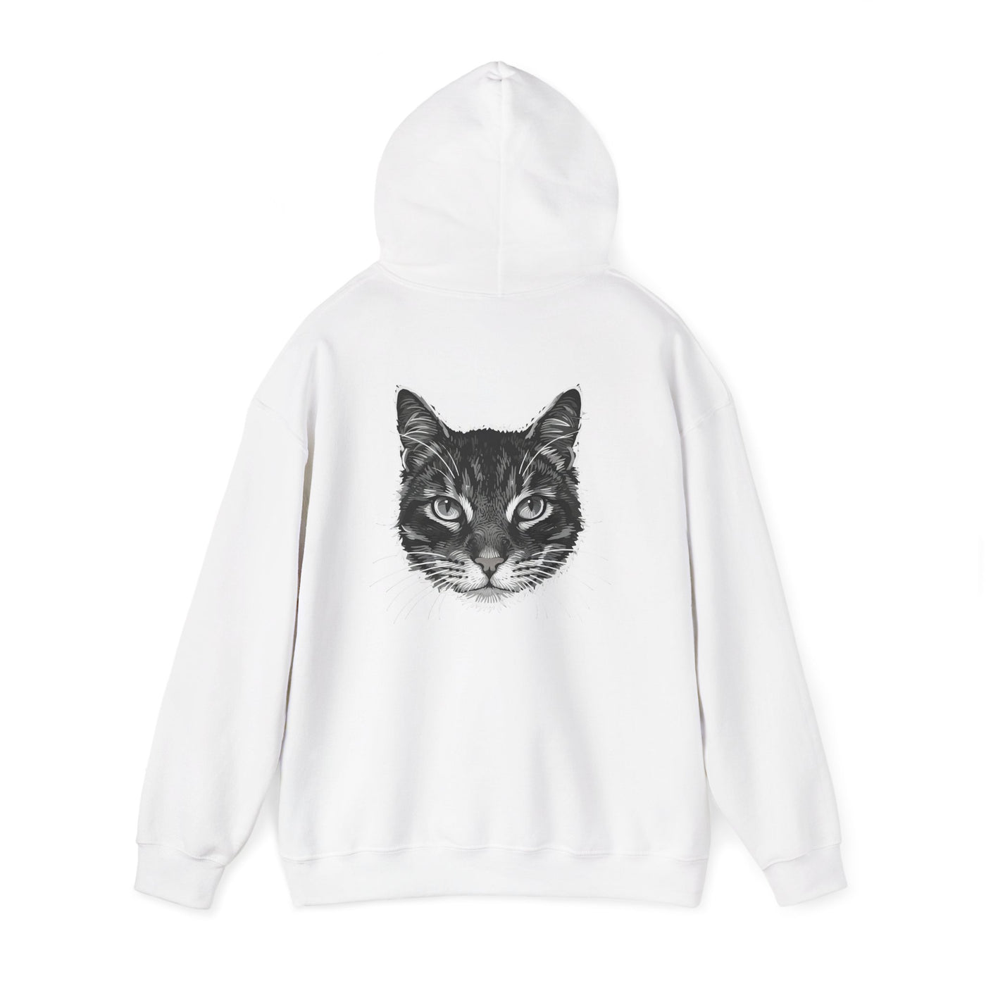 Cozy Cat Lover Hoodie style 1- Unisex Heavy Blend™ Sweatshirt, Purrfect Gift for Pet Owners, Casual Wear, Cat Themed Apparel, Cozy Clothing