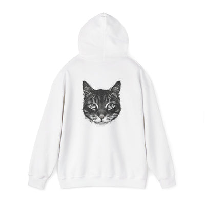 Cozy Cat Lover Hoodie style 1- Unisex Heavy Blend™ Sweatshirt, Purrfect Gift for Pet Owners, Casual Wear, Cat Themed Apparel, Cozy Clothing