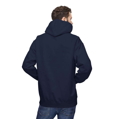 Kitten hiding in Christmas stocking Unisex Fleece Hoodie style 4