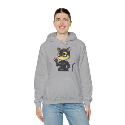 Cat cosplay Cat Woman Funny Design Unisex Hoodie style 2