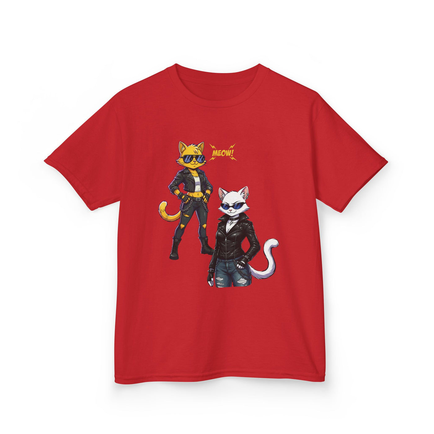 Cool Cat Girls Unisex Kids Heavy Cotton™ Tee