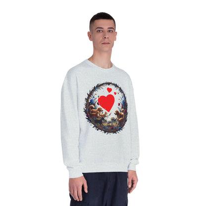 Cats & Dogs Full of Love Unisex NuBlend Crewneck Sweatshirt