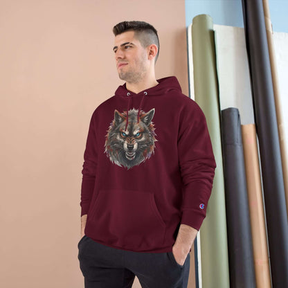 Angry Dog Men and Women Champion Hoodie style 2