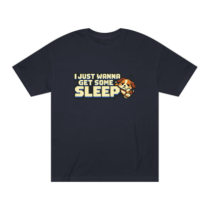 I Just Wanna Get Some Sleep Cute Sleeping Puppy Graphic T‑Shirt