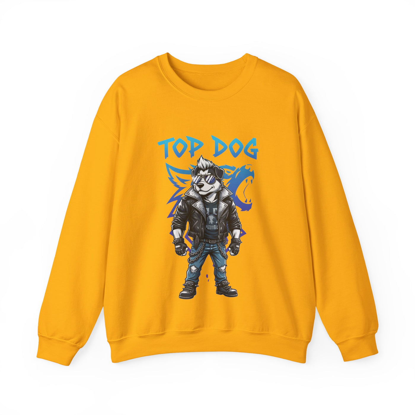 Cool Dog style 1 Unisex Crewneck Sweatshirt | Cozy Gift for Dog Lovers, Casual Wear, Unique Graphic Sweatshirt, Birthday Gift, Everyday Style