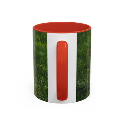 Dog Print Accent Coffee Mug - Dog Lover Gift, Cute Pet Mug, Animal Print Cup, Coffee Tea Mug, Unique Dog Themed Gift